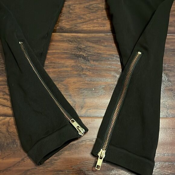 Spanx Green Zipper Ankle Detailing High Waist Seamless Leggings Contemporary - Picture 13 of 16